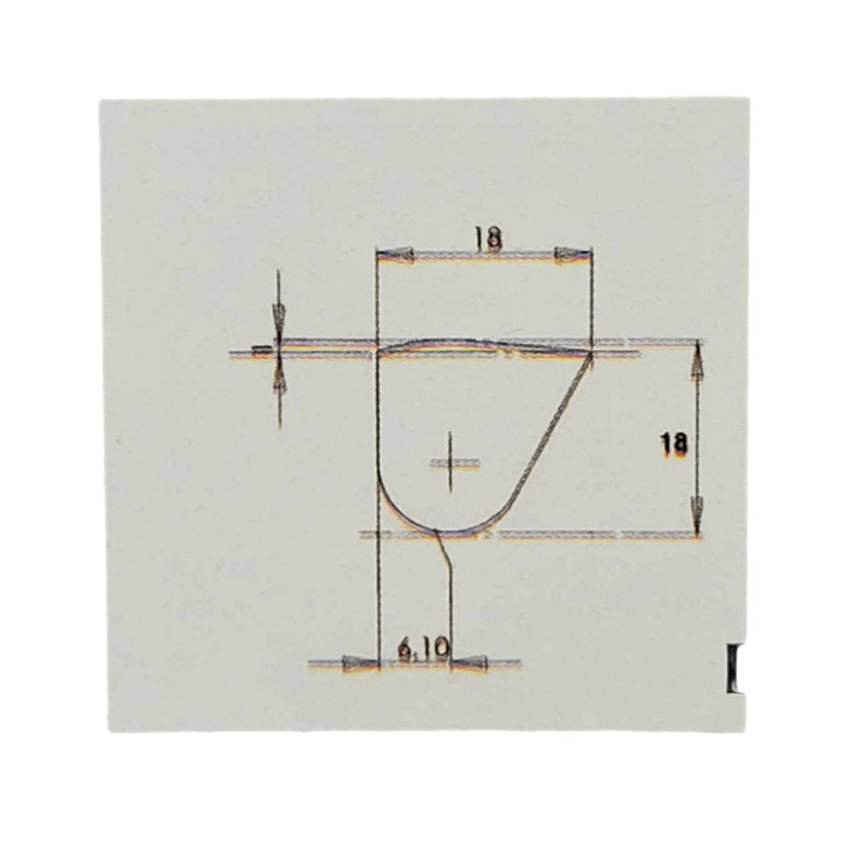 JOINT EPDM 45SH. F410x530 P/PORTE RECT.