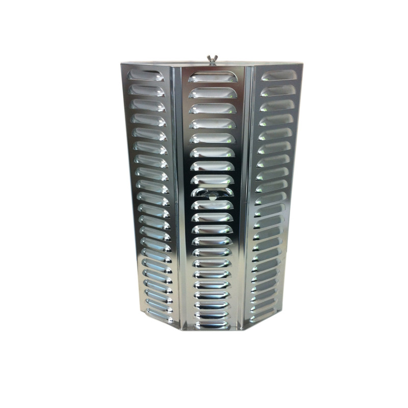 GRILLE DE FILTRATION A PERSIENNE INOX 304L