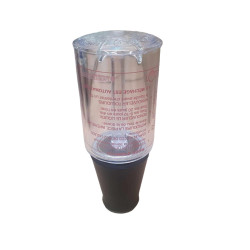 BONDE PM CRISTAL A BARRIQUE A/CONE SILICONE 34-52MM-CARTON(10)