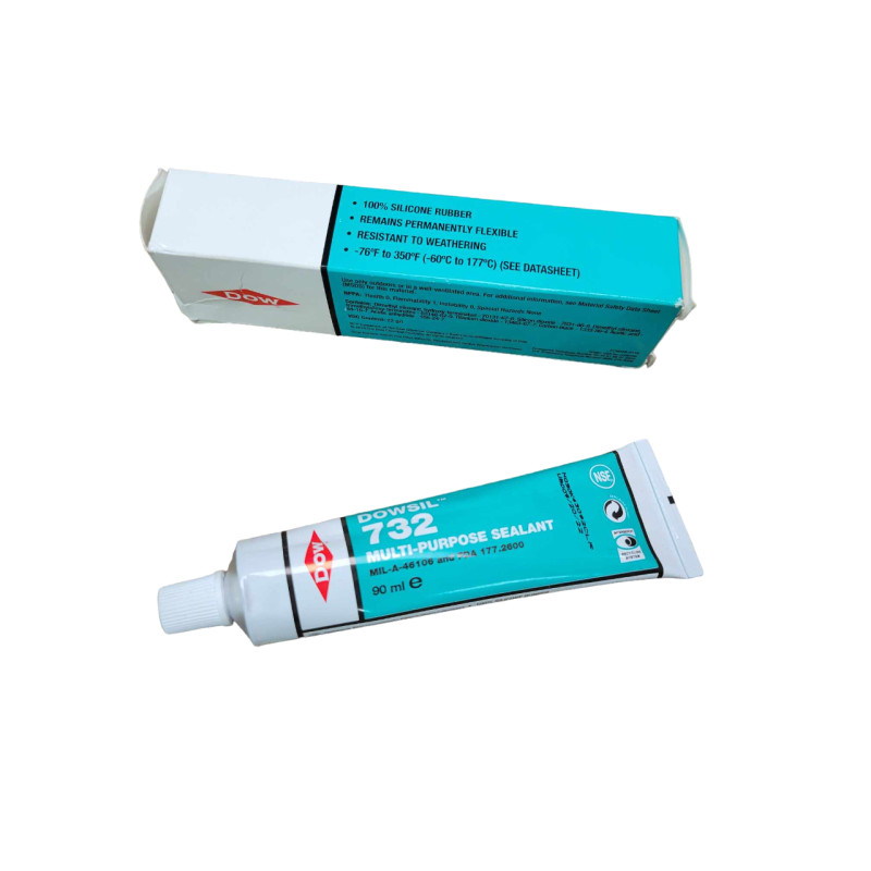 COLLE SILICONE DOWSIL 732 TUBE 90ML ALIM.NSF61 TRANSPARENT