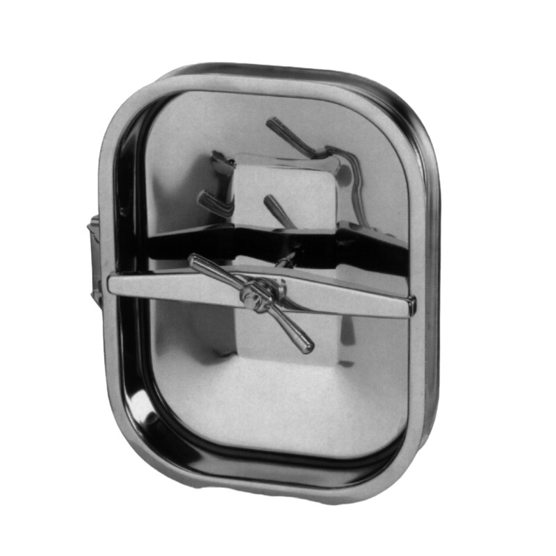 PORTE B130 CIMA6 316x424 CADRE EP. 5 mm 316L RECT.AUTOC.