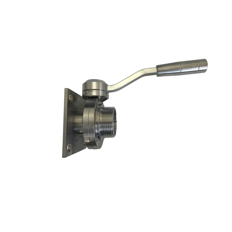 VANNE PAPILLON 316L D:70 BC/M MC POIGNEE TOUT INOX MLI