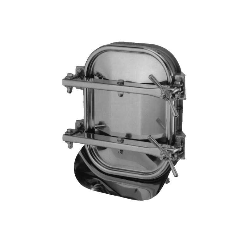 PORTE B121 CIMA6 424x316 316L EP.5 A SCEL.+BAV.SOUD+VOLANT INOX