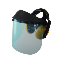 VISIERE DE PROTECTION POLYCARBONATE RELEVABLE+ANTI-BRUIT EN166-EN3521
