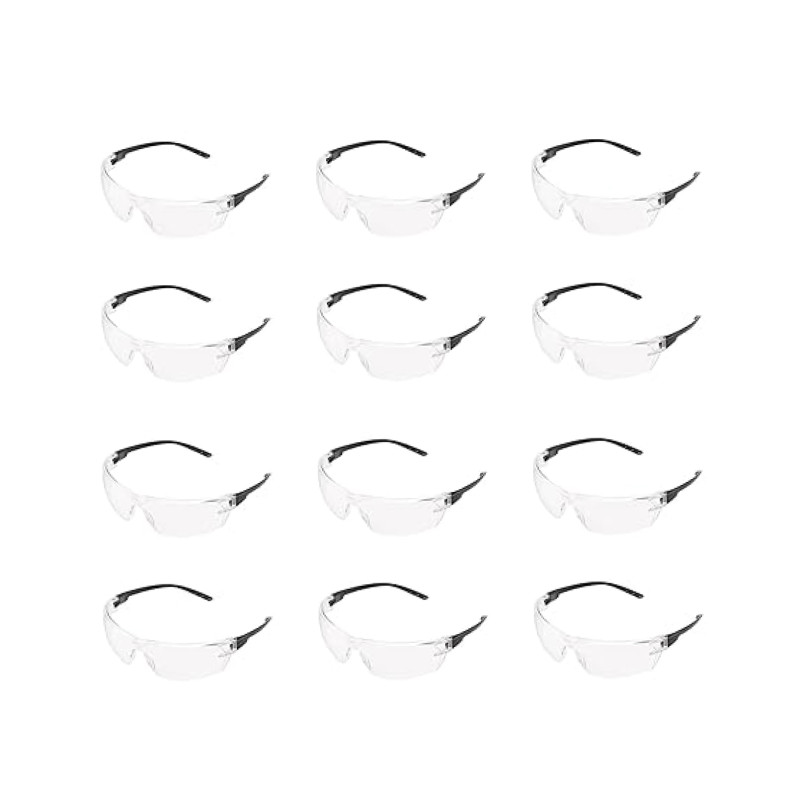 LUNETTES DE SECURITE ANTI-BUEE EN170 LOT DE 12
