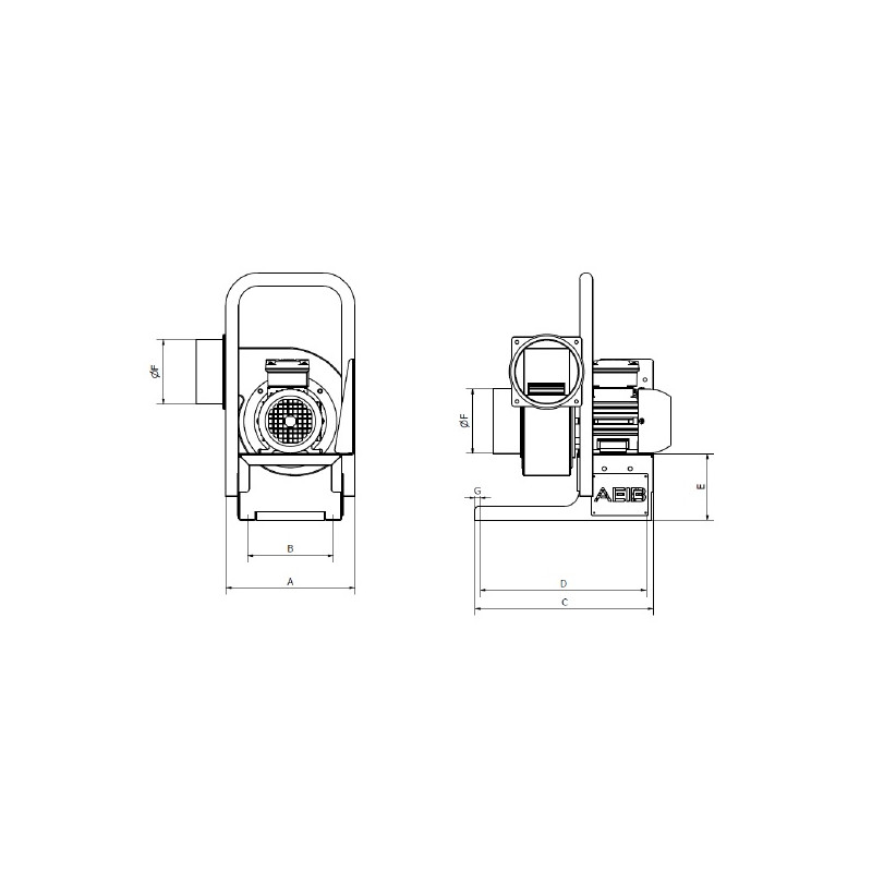 VENTILATEUR TRIPHASE POUR CHAI