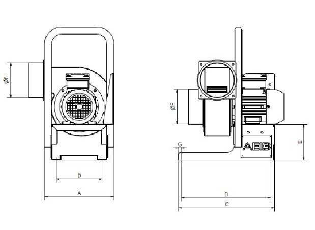 VENTILATEUR TRIPHASE POUR CHAI