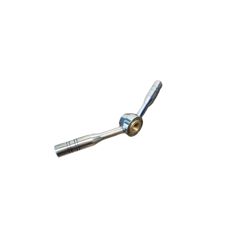 MANETTE EL 2 BRINS INOX M14 INSERT LAITON GRAND MOD. (LTotale 190mm)