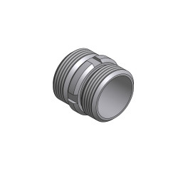 DOUBLE MALE 304L M70MCx66/76 GZ