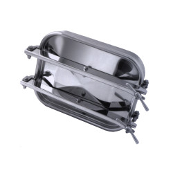 PORTE INOX B116 A SOUDER H60 - 530X406 MM 